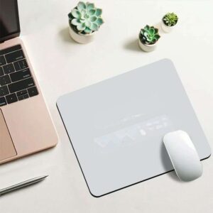 Custom Text Print Desktop Mousepad