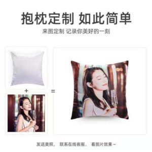 Custom Photo Square Throw Pillow