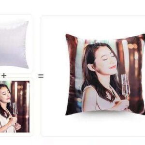 Custom Photo Square Throw Pillow